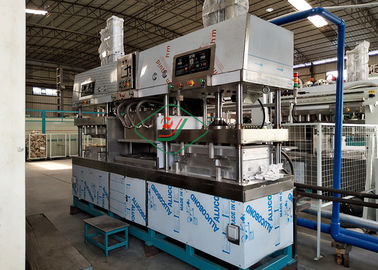 أدوات المائدة / أدوات المائدة Bagasse Fiber Pulp Molding Machine شبه تلقائي