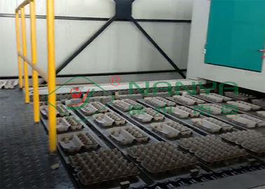 آلة صنع صينية مقولبة أوتوماتيكية بالكامل لخط إنتاج علبة البيض / كرتون البيض / خط إنتاج كوب البذر