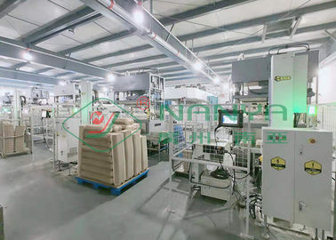 صديقة للبيئة السيارات روبوت الذراع Bagasse الألياف أدوات المائدة صنع الآلات