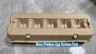 آلة صب اللب الأوتوماتيكية بالكامل لكرتون البيض / آلة صنع كرتونة البيض / كرتونة لب البيض